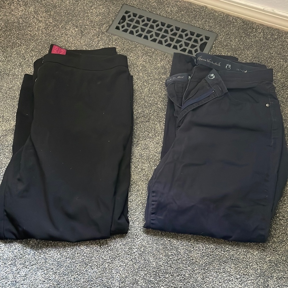 Two pairs of slacks 18w